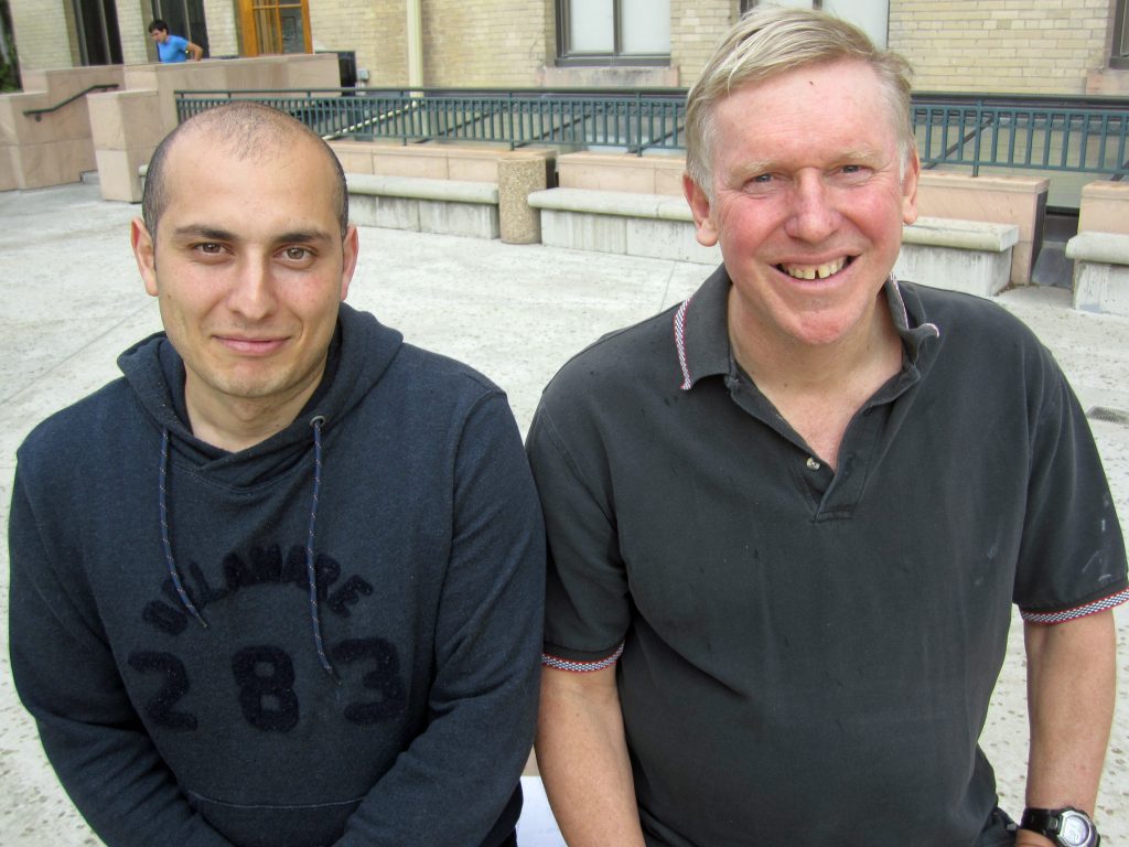 University of Utah mathematicians Davit Harutyunyan, a research assistant professor, and Graeme Milton, a distinguished professor.