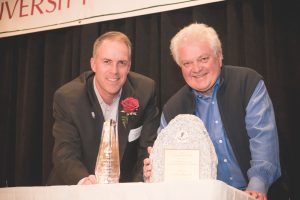 Colin Hilton, president of the Utah Olympic Legacy Foundation and Gary DeSeelhorst.