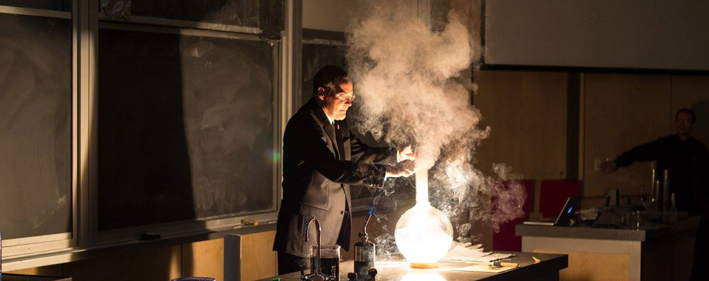 He's famous for his science experiments on . Now, this Utah