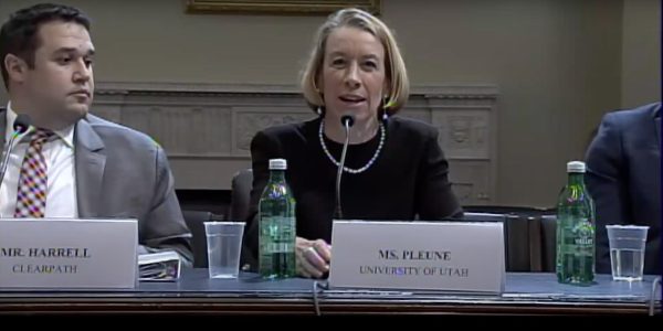 U law professor Jamie Pleune testifies on permitting process