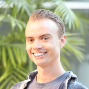 Headshot of a white scientist.