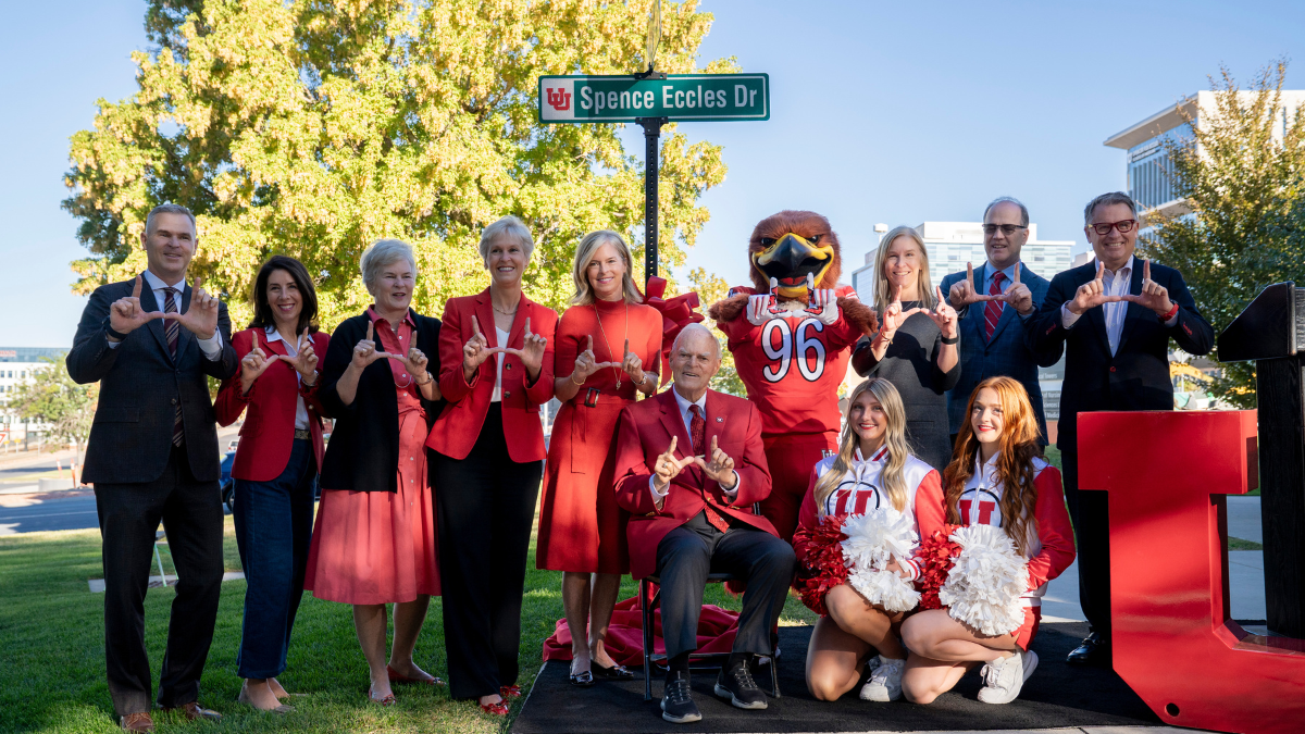 Spence Eccles Drive named to honor esteemed U supporter Spencer F. Eccles 