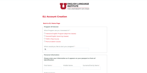 New ELI student application increases admissions
