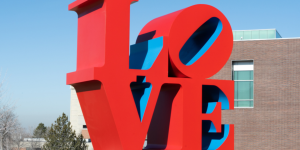 Utah Museum of Fine Arts installs Robert Indiana’s iconic ‘LOVE’ sculpture